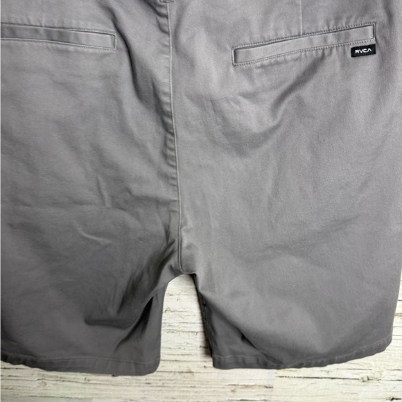 RVCA The Weekend Chino Shorts Size 38 gray - Picture 4 of 5